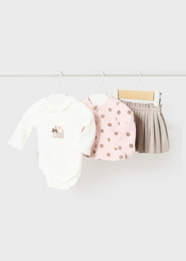 Mayoral completo gonna Pois Rosa neonata