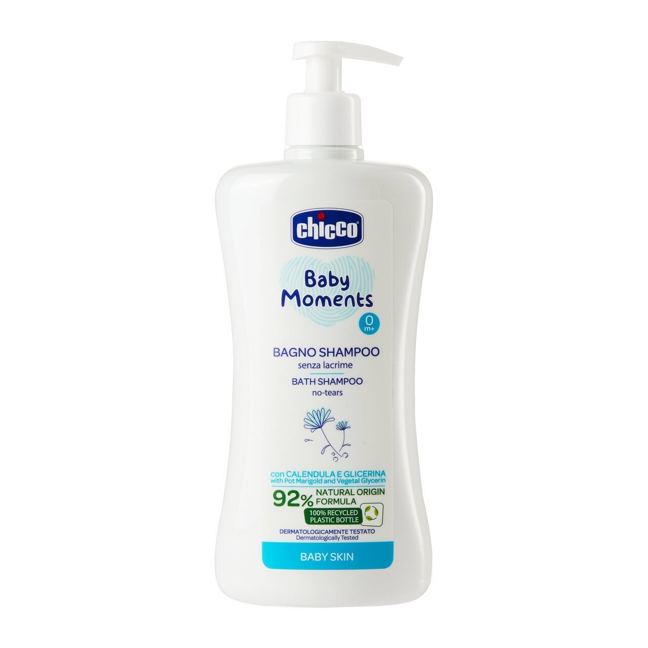 Chicco bagno Shampoo senza lacrime Baby Moments Protection 500 ml, 0 mesi+
