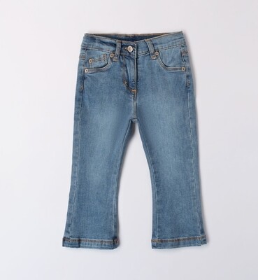 Sarabanda Pantalone denim a zampa bambina
