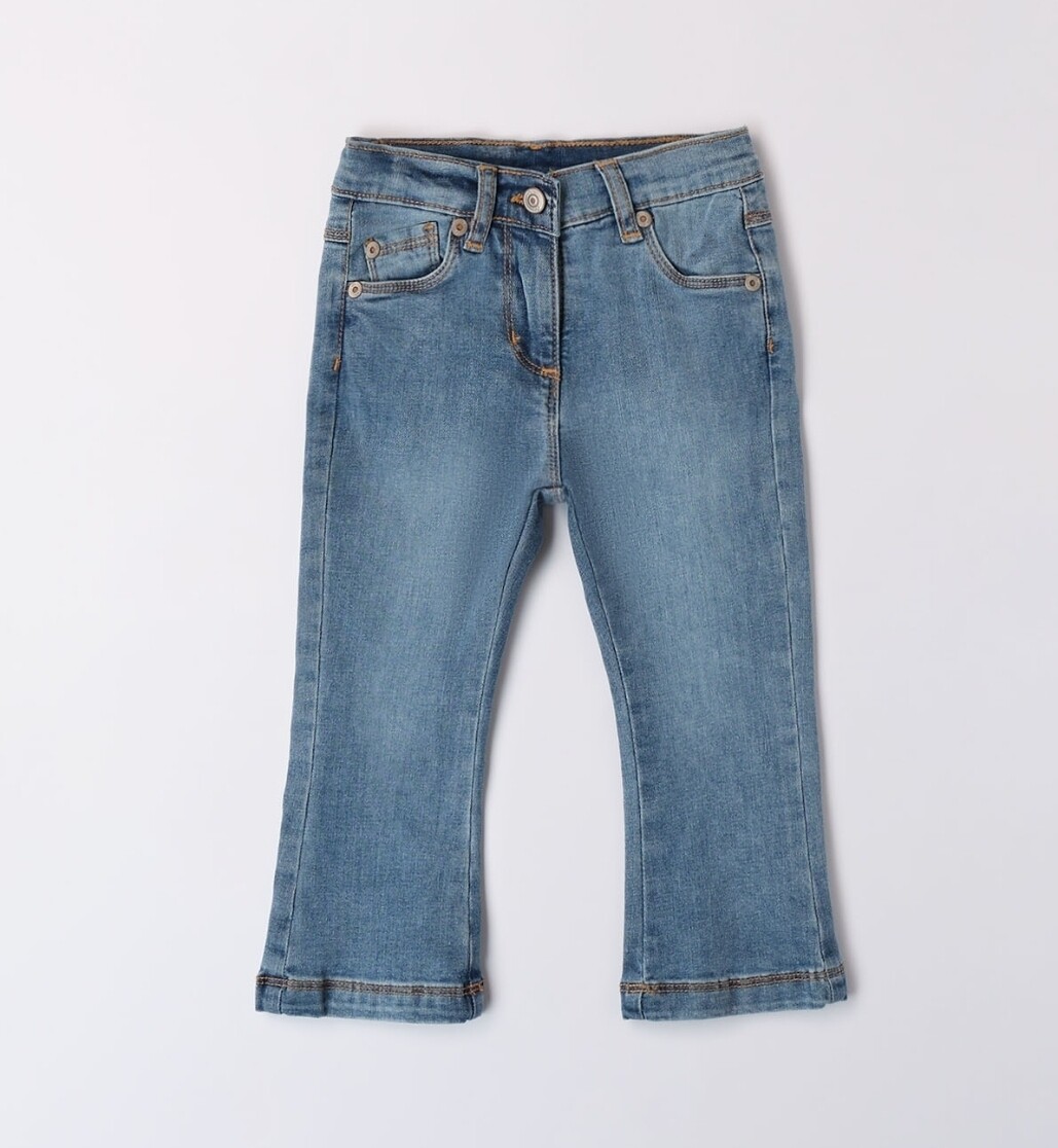 Sarabanda Pantalone denim a zampa bambina
