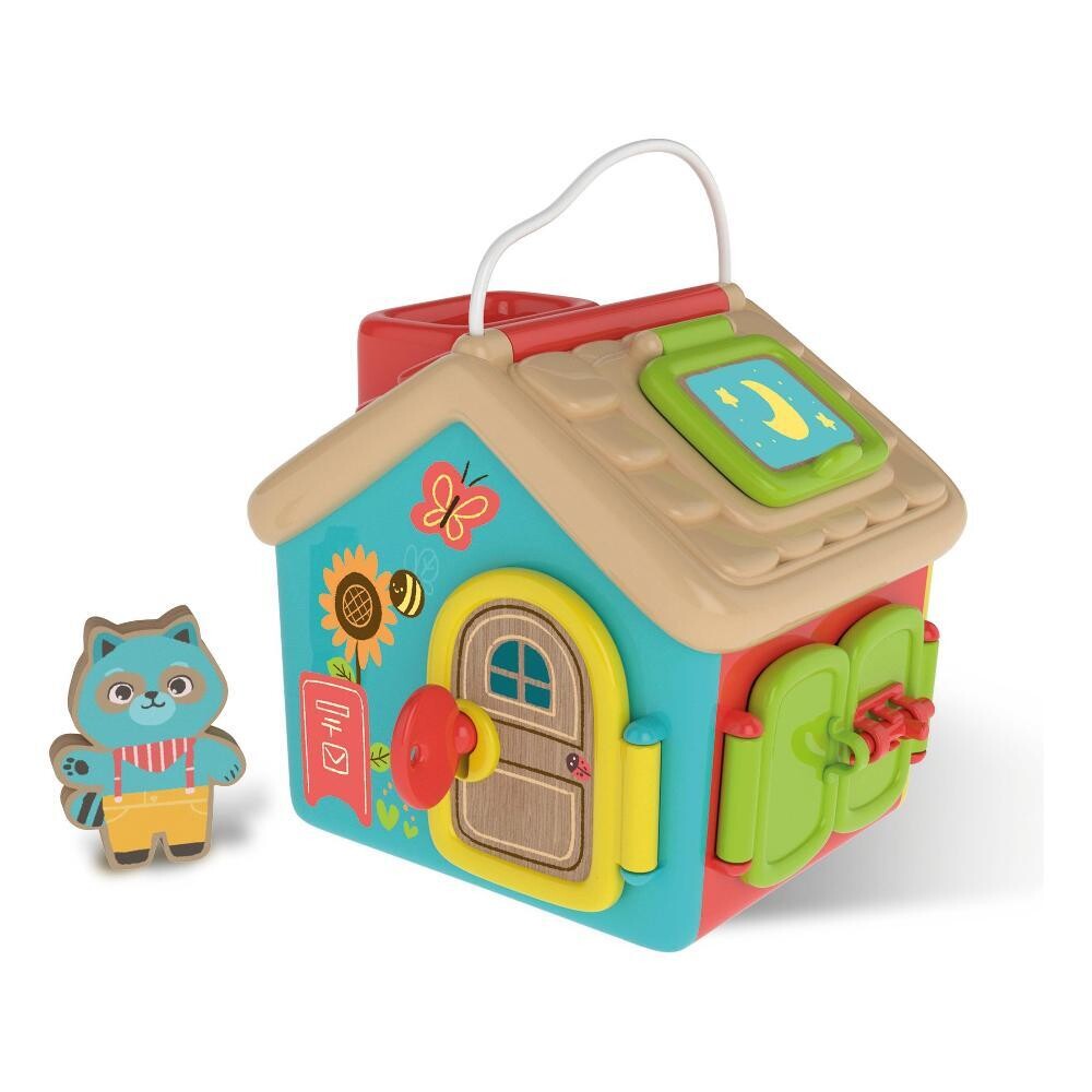 Clementoni Lock&amp;Play Activity House Baby Montessori, 18 mesi+