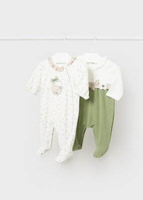 Mayoral Set pigiami Eucalipto neonata