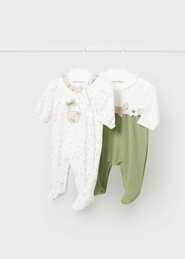 Mayoral Set pigiami Eucalipto neonata
