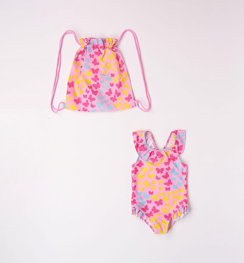 Sarabanda Set costume farfalle rosa bambina