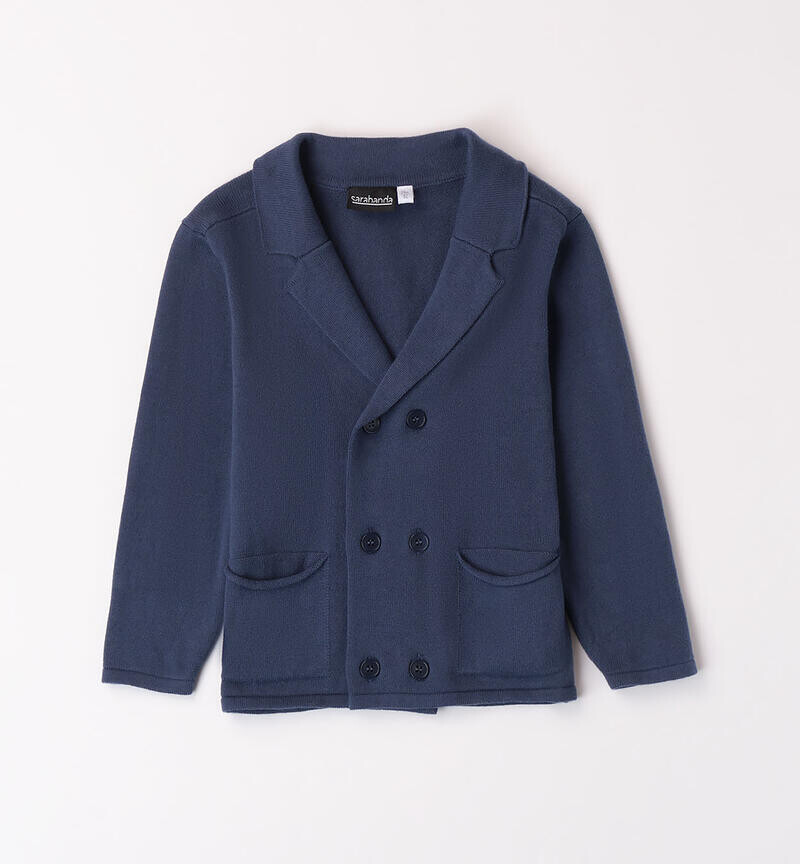 Sarabanda cardigan Blu bambino