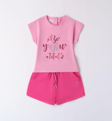 Sarabanda completo Fucsia bambina