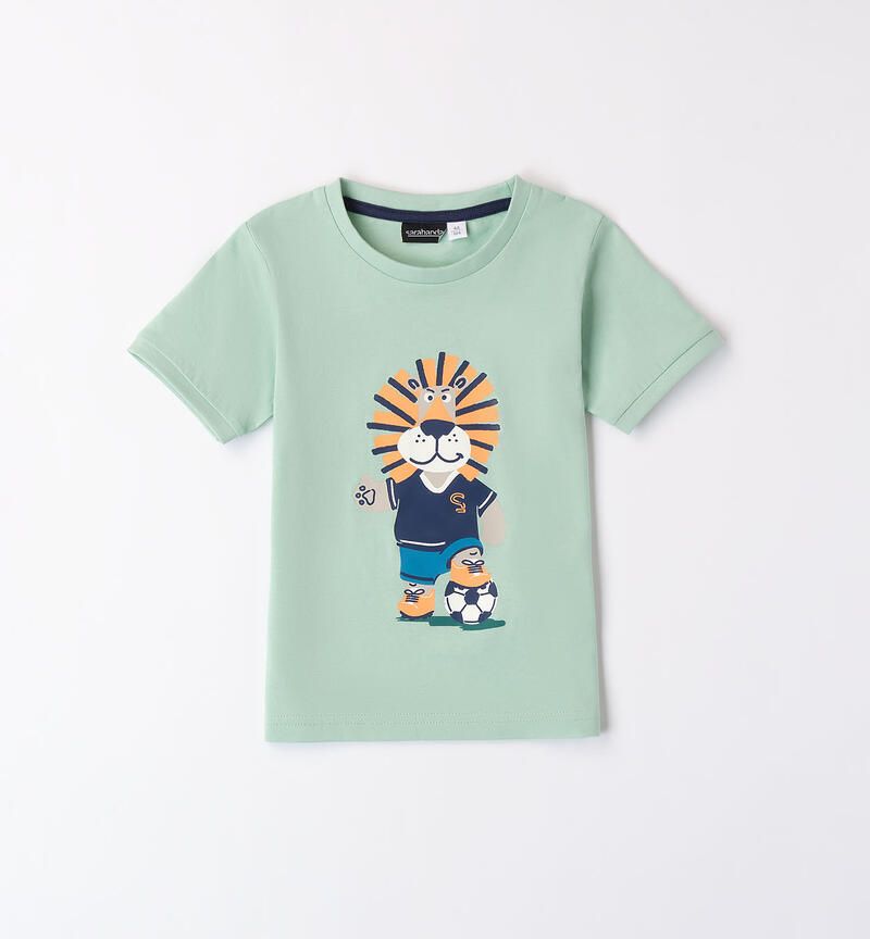 Sarabanda maglia Leone Verde bambino