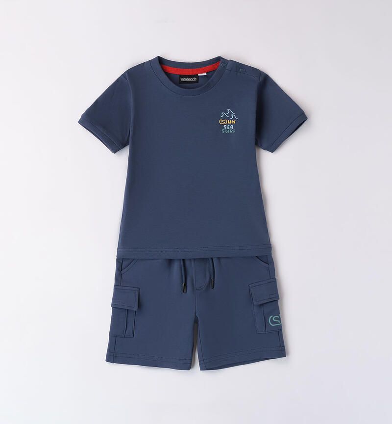 Sarabanda completo estivo Blue bambino