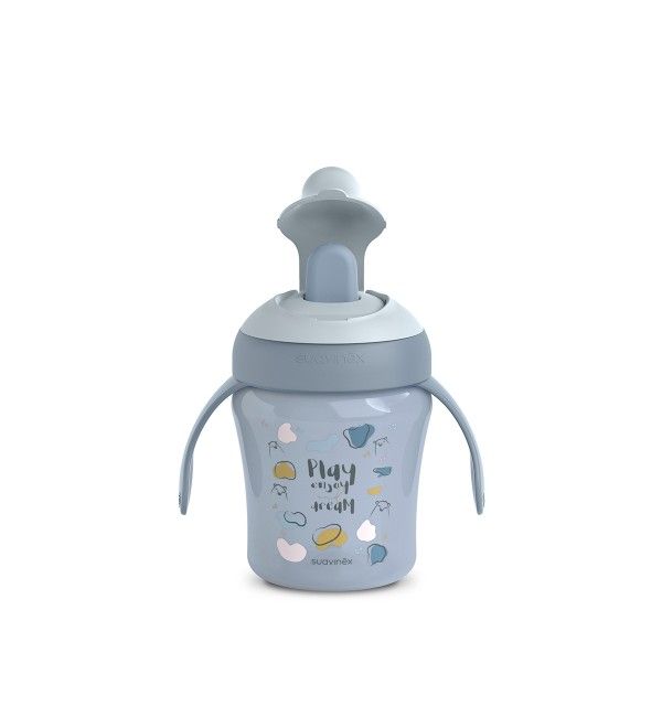 Suavinex My Family Learning Cup Azzurro 200 ml , 6 mesi+