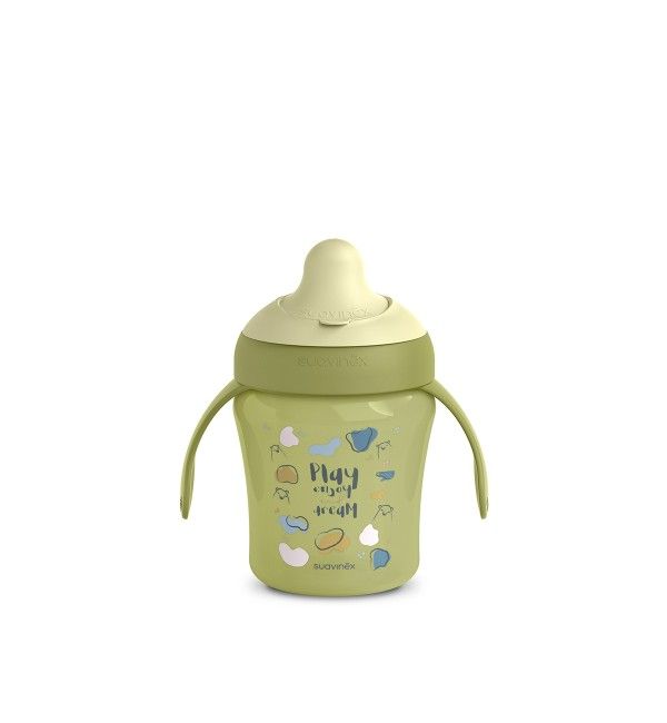 Suavinex My Family Learning Cup Pistacchio 200 ml , 6 mesi+
