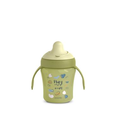 Suavinex My Family Learning Cup Pistacchio 200 ml , 6 mesi+