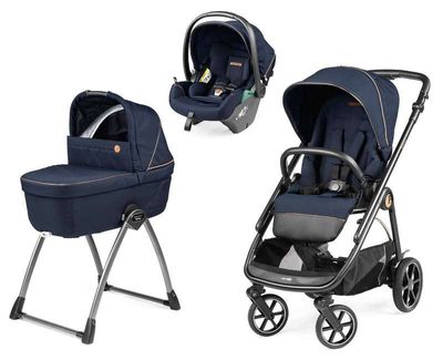 Peg Perego TRIO + BORSA Veloce Belvedere L.M. Blue Shine