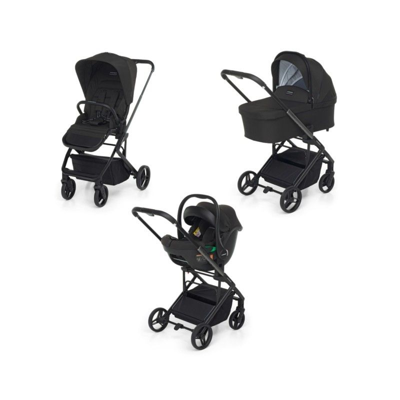 Foppapedretti TicToc I-Size Ebony + Borsa + Coprigambe , 0+