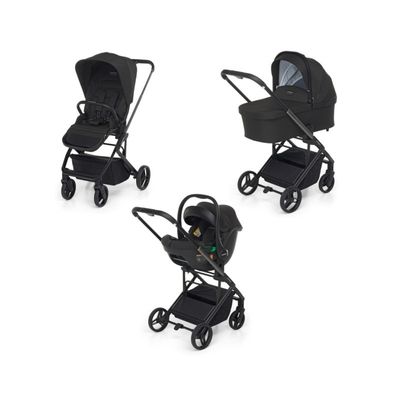 Foppapedretti TicToc I-Size Ebony + Borsa + Coprigambe , 0+