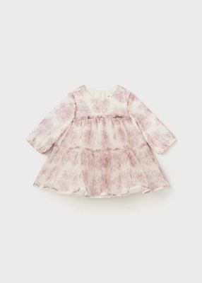Mayoral vestito tulle Rosa Rubor neonata