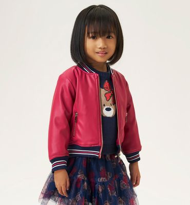 Sarabanda giubbotto Bordeaux bambina
