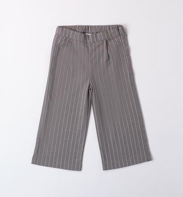 Sarabanda pantalone a zampa Grigio Melange bambina