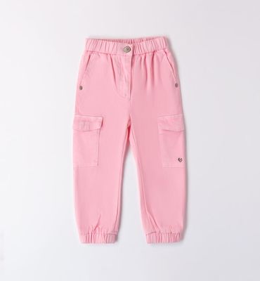 Sarabanda pantaloni elasticizzati Rosa bambina
