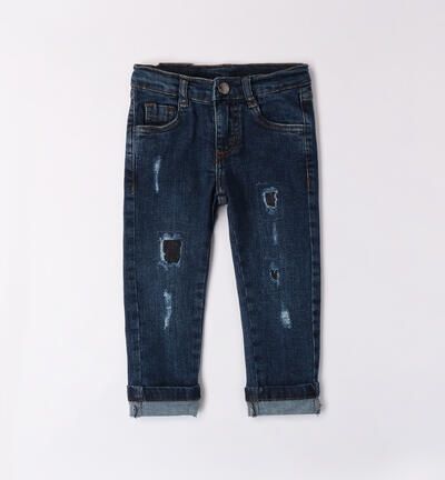 Sarabanda  pantalone Jeans strappati Stone Washed bambino