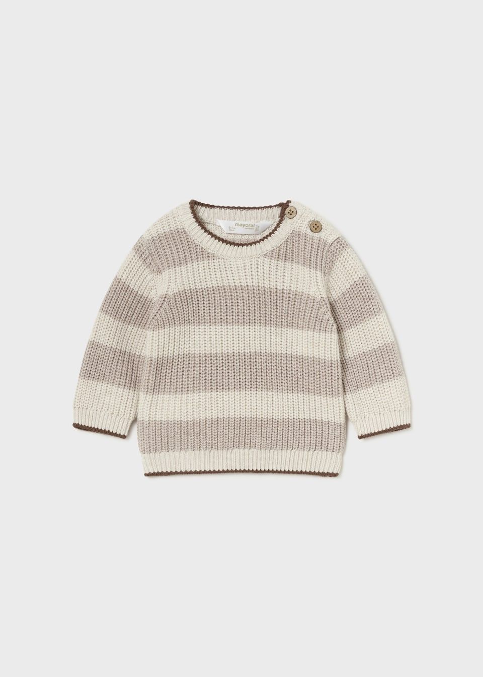 Mayoral maglione righe Beige neonato
