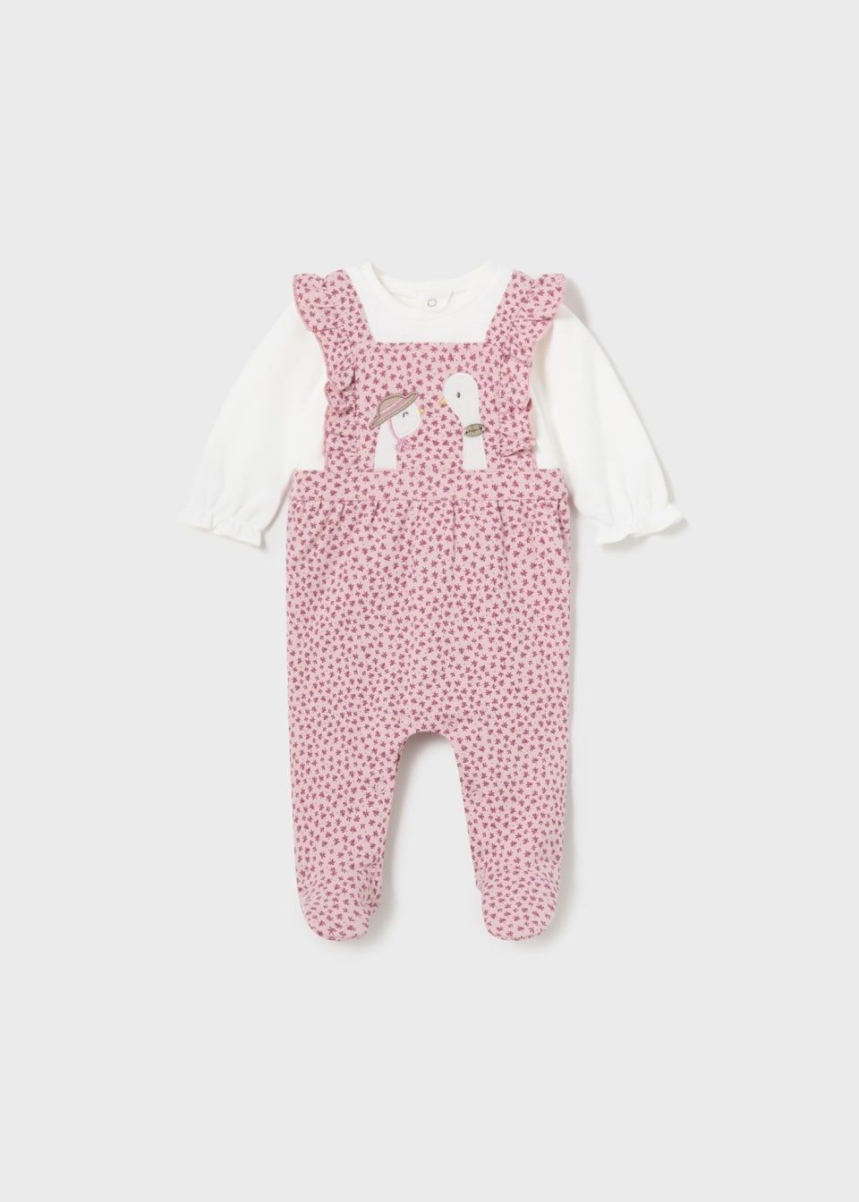 Mayoral salopette Oche Rosa neonata