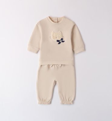 Minibanda completo tuta Crystal Gray neonata