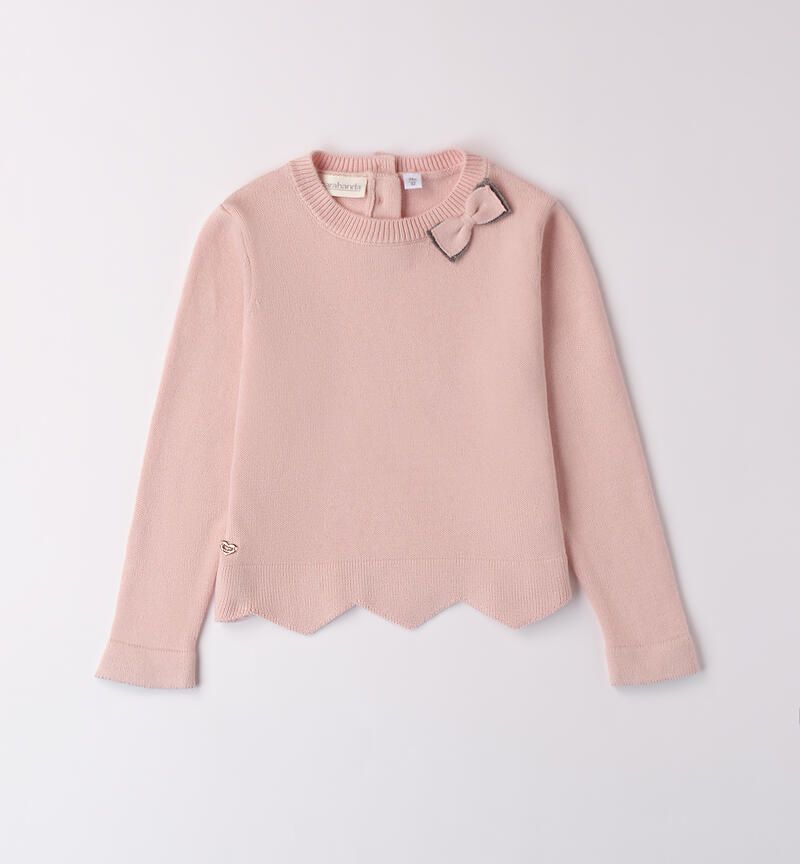 Sarabanda pullover Rosa bambina