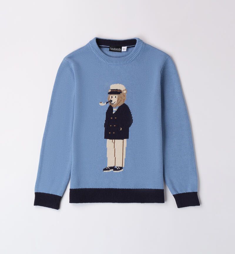 Sarabanda maglioncino Azzurro bambino