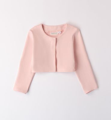 Sarabanda cardigan elegante Rosa bambina