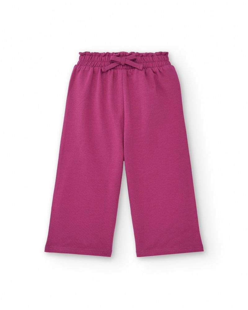 Tuc Tuc pantalone palazzo Super Natural Rosa bambina
