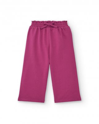 Tuc Tuc pantalone palazzo Super Natural Rosa bambina
