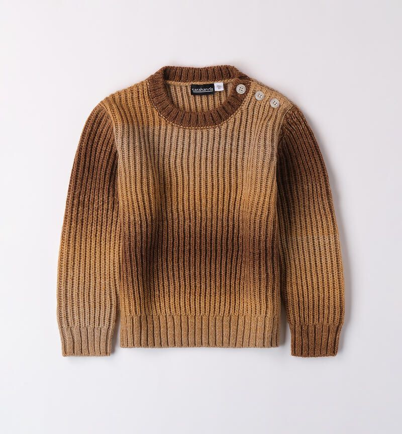 Sarabanda maglione girocollo Beige bambino