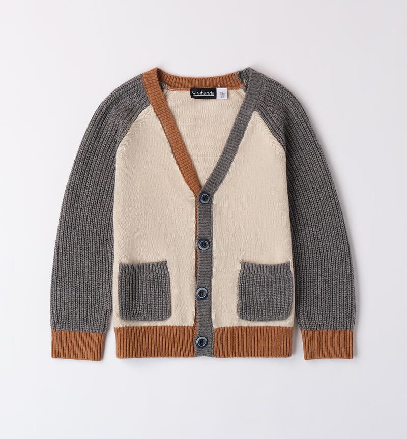 Sarabanda cardigan Beige bambino