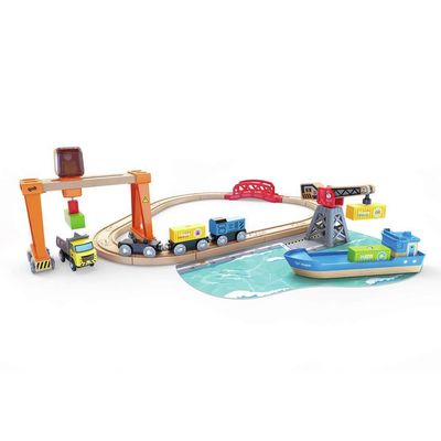 Hape Set porto per scambio merci, 3 anni+