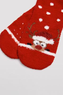Ysabel Mora calzino antiscivolo Natale