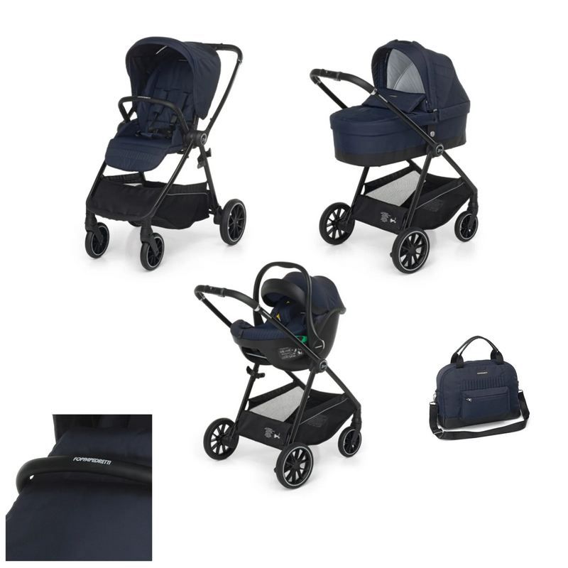 Foppapedretti Travel System Divo Marine + BORSA + COPRIGAMBE OMAGGIO