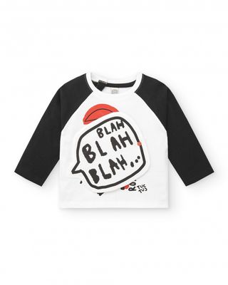Tuc Tuc maglia Cartoon Bianco Nero bambino