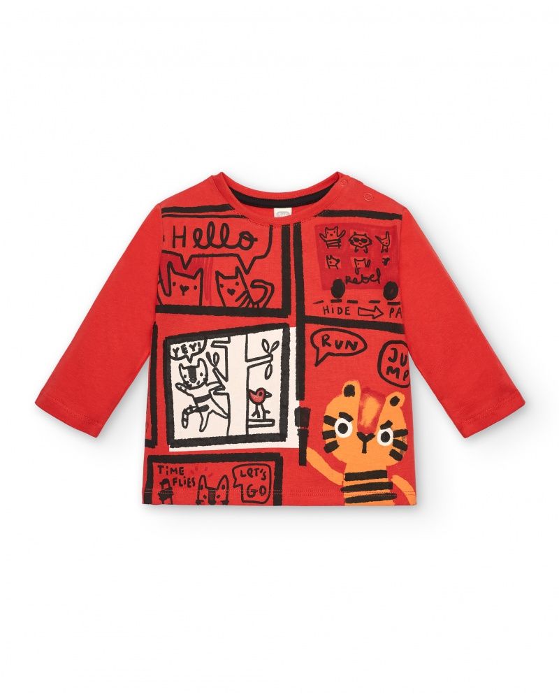 Tuc Tuc maglia Cartoon Arancio bambino