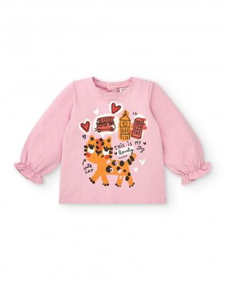 Tuc Tuc maglia Cartoon Rosa bambina