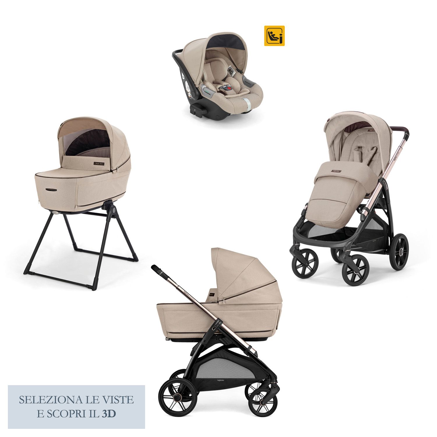 Inglesina Aptica System Quattro Pashmina Beige