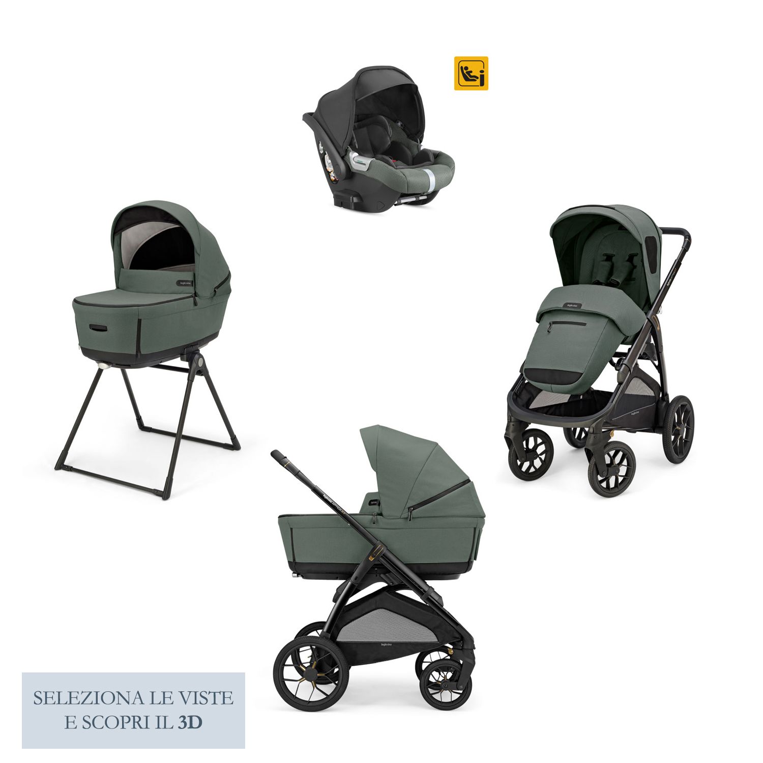 Inglesina Aptica XT System Quattro Magnet Grey