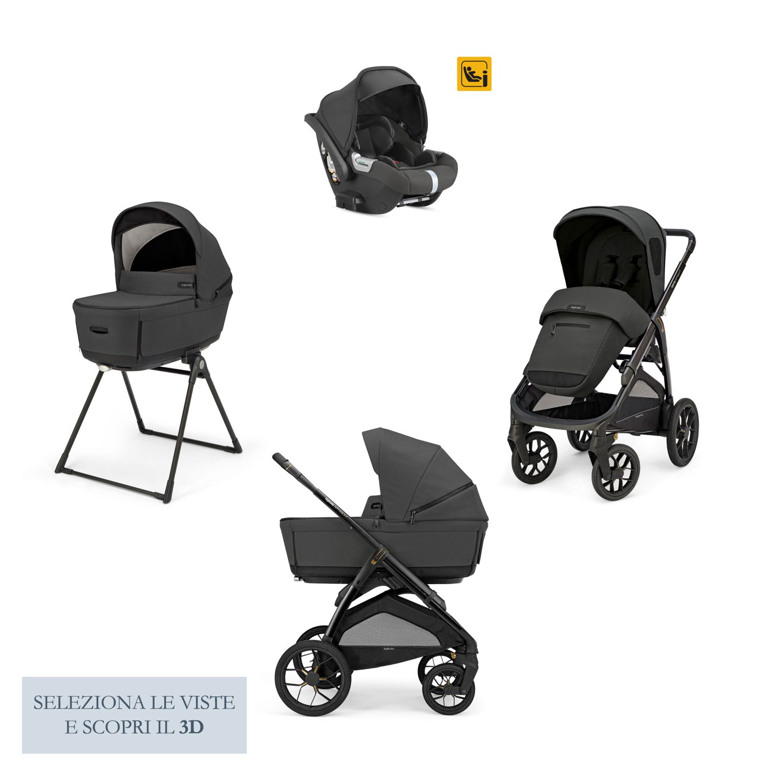 Inglesina Aptica XT System Quattro Magnet Grey