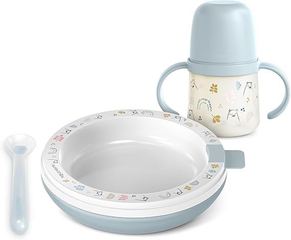 Suavinex Set Pappa calda Azzurro, 6 mesi+