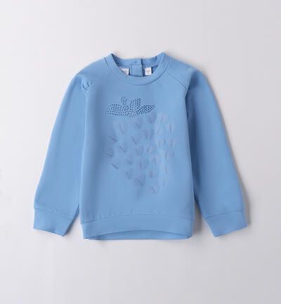 Sarabanda felpa Azzurro bambina