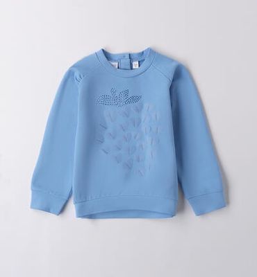Sarabanda felpa Azzurro bambina