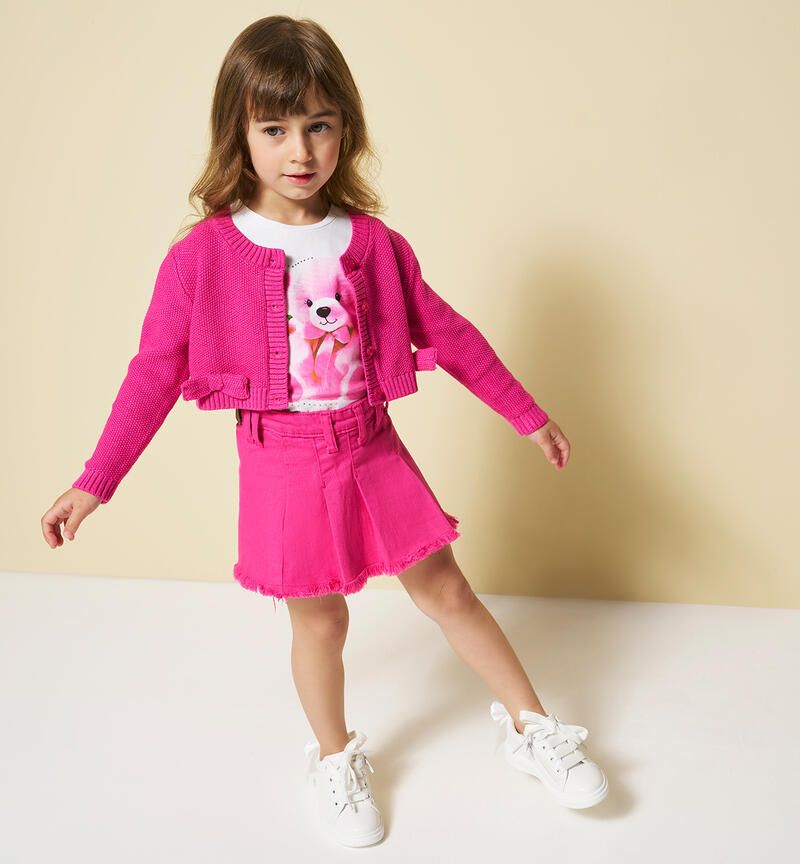 Sarabanda gonna Fucsia bambina