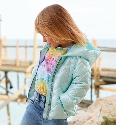 Sarabanda giubbotto Verde menta bambina