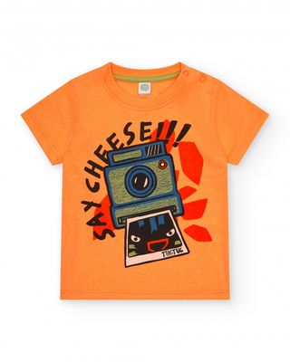 Tuc Tuc maglia Say Cheese Arancio bambino