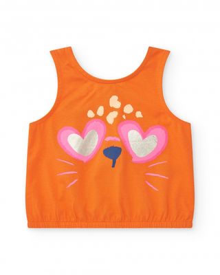 Tuc Tuc canotta Sunrise Arancio bambina