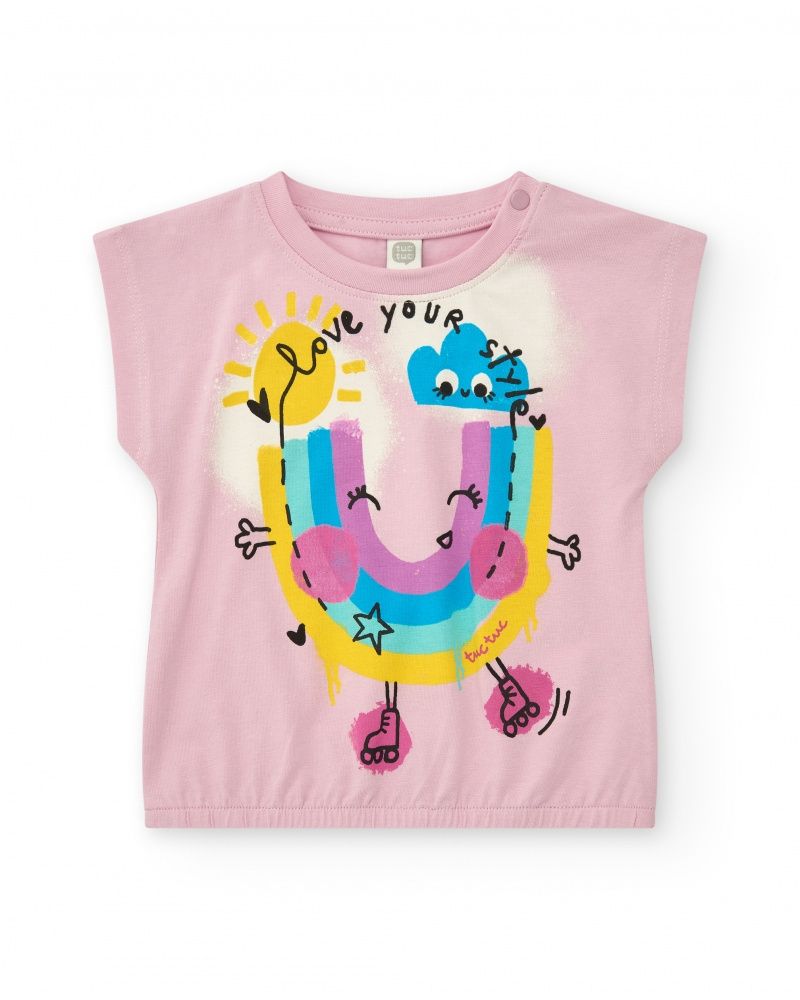 Tuc Tuc maglia Fun Rosa bambina